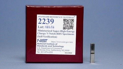 SRM 2239 小型化超高能夏比V型缺口RHS（標(biāo)準(zhǔn)品）