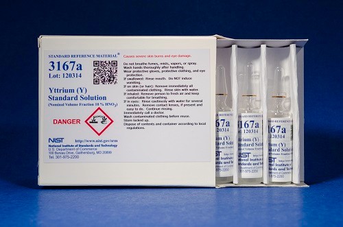 SRM 3167a - 釔(Y)標(biāo)準(zhǔn)溶液