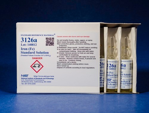 SRM 3126a - 鐵(鐵)標(biāo)準(zhǔn)溶液