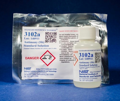 SRM 3102a - 銻(sb)標(biāo)準(zhǔn)溶液