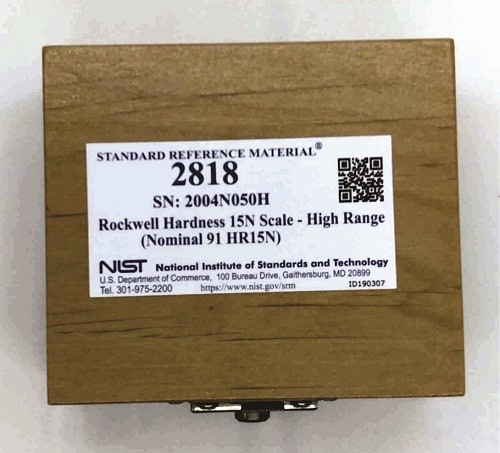  SRM 2818 - 洛氏硬度15N刻度-高量程(標(biāo)稱91 HR15N)