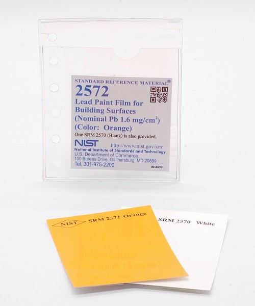  SRM 2572 - 建筑表面鉛涂料(標(biāo)稱鉛1.6毫克/厘米)2)(顏色：橙色)