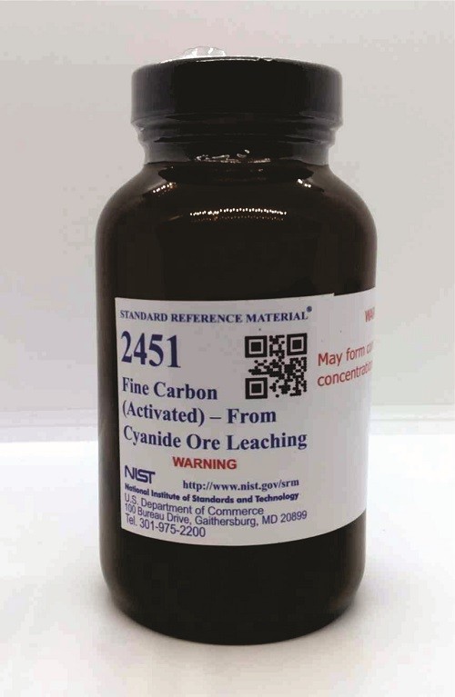 SRM 2451 - 氰化礦石浸出中的細碳(活化)