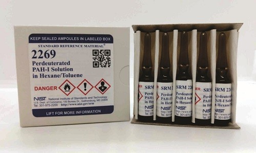 SRM 2269 - 過氘PAH-I溶液在正己烷/甲苯中的作用