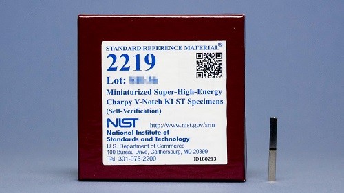 SRM 2219 - 微型超高能Charpy V-缺口KLST試件(自驗(yàn)證)