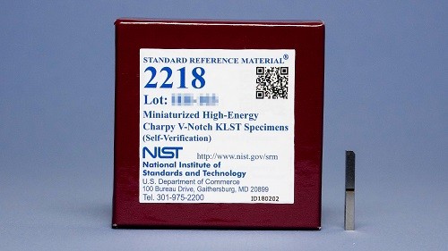 SRM 2218 - 微型高能Charpy V-缺口KLST樣品(自驗(yàn)證)