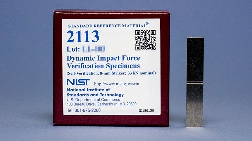 SRM 2113 - 動(dòng)態(tài)沖擊力驗(yàn)證樣本(自驗(yàn)證，8毫米前鋒；33 kN標(biāo)稱)