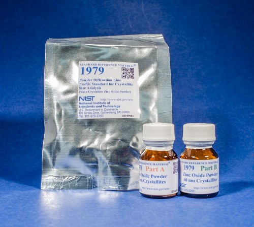 SRM 1979 - 粒度分析用粉末衍射線(xiàn)輪廓標(biāo)準(zhǔn)(納米晶氧化鋅粉)