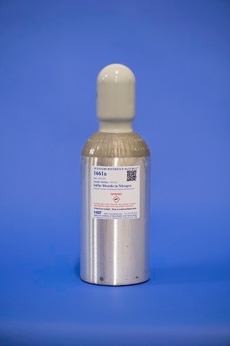 SRM 1661a - 氮氣中的二氧化硫(公稱含量為500毫微升/摩爾)