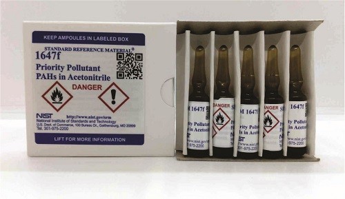  SRM 1647f - 乙腈中的優(yōu)先污染物多環(huán)芳烴標準物質