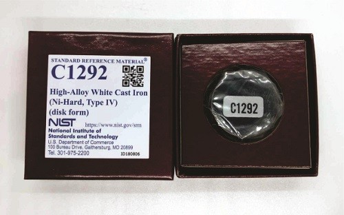 SRM C1292 - 高合金白口鑄鐵I(鎳硬，IV型)標(biāo)準(zhǔn)品