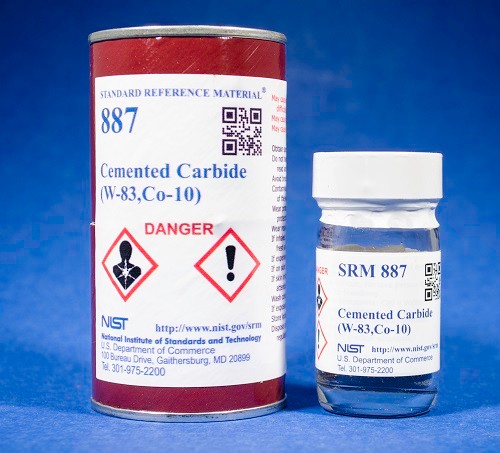 SRM 887 - 硬質(zhì)合金(W-83，Co-10)標準品