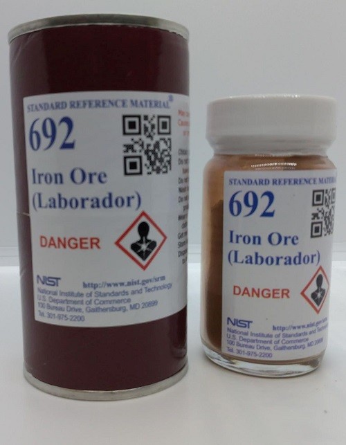 SRM 692 - 鐵礦(拉布拉多)標(biāo)準(zhǔn)品