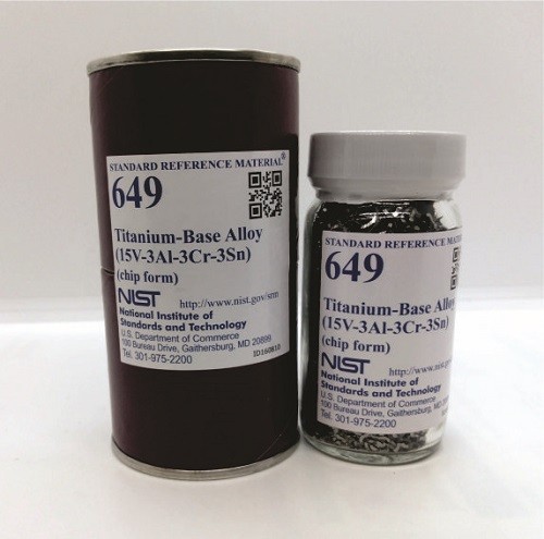 SRM 649 - 鈦基合金(15V-3Al-3Cr-3Sn)標(biāo)準品