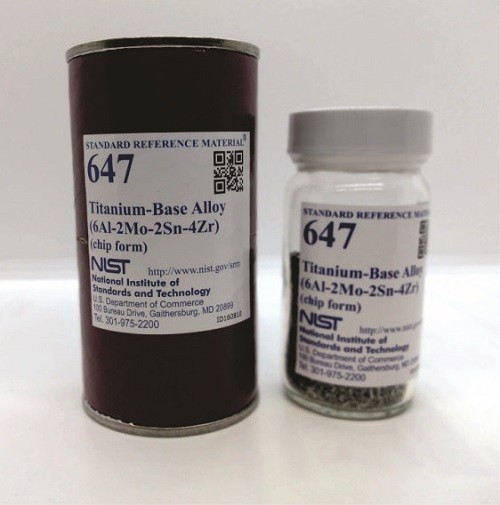 SRM 647 - 鈦合金，鋁鉬錫鋯標(biāo)準品