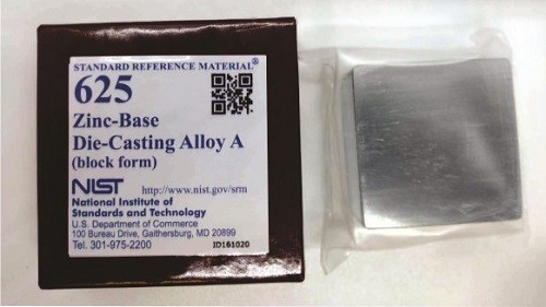 SRM 625 - 鋅基壓鑄合金A(塊狀)標(biāo)準(zhǔn)品