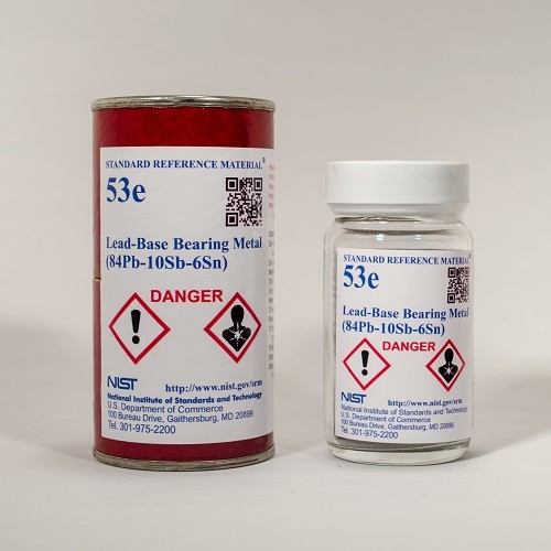 SRM 53e - 鉛基軸承金屬(84Pb-10Sb-6Sn)標(biāo)準(zhǔn)品