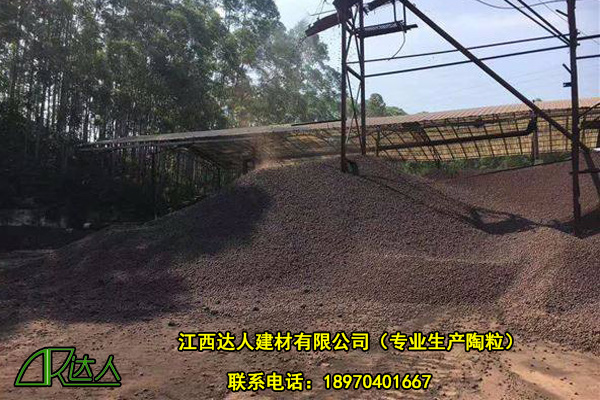密度不同，陶粒也不同